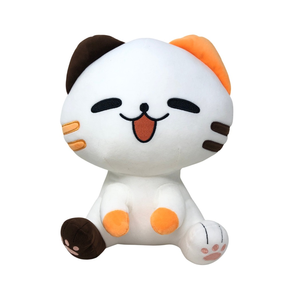 Youtooz Crumb Cuptooz Plush 11" Seated White‎ Calico Stuffed Kitty Cat